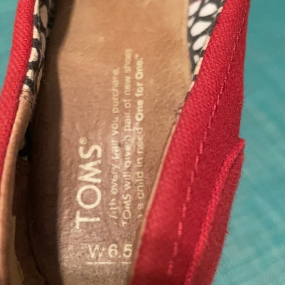 Toms Canvas Espadrille Wedge - Picture 3 of 4